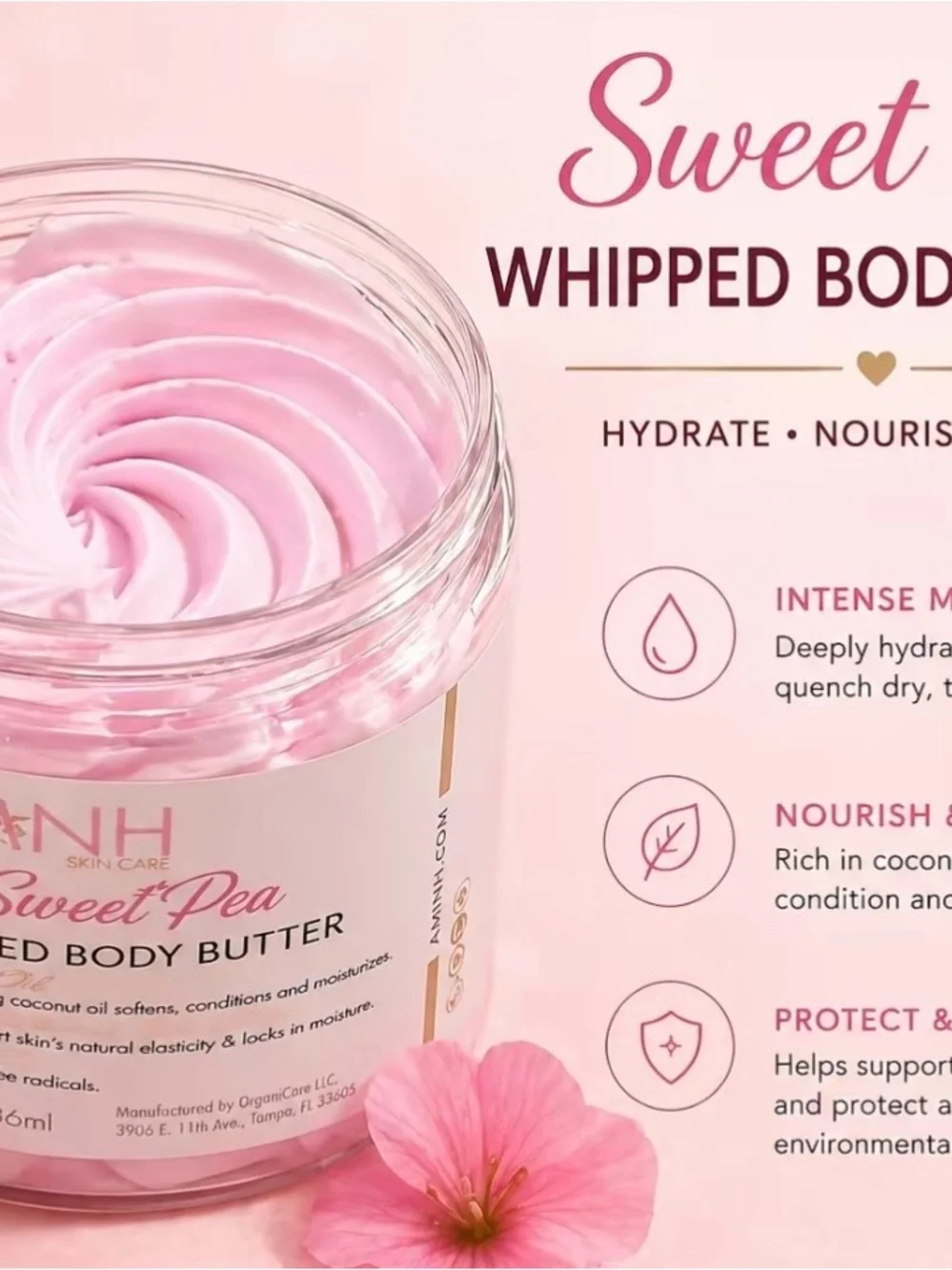 Sweet Pea Whipped Body Butter